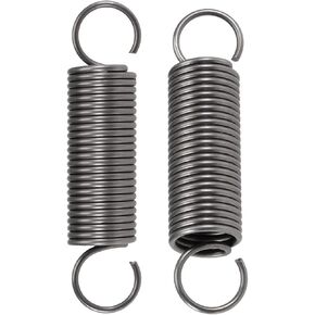 DTGN 1.2x10x180mm(WxODxL) Extension Spring - 2Pack - Good for Home Repair Machinery - Spring Steel Extended Compressed Spring - Grey