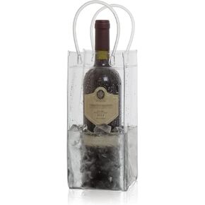 Wine Chiller Ice Bucket Plastic Bag Wine Cooler With Handle … (1) in Saudi Arabia