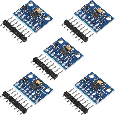 5 قطعة GY-291 ADXL345 3-محور التسارع الرقمي لوحدة إمالة الجاذبية IIC/SPI in Kuwait