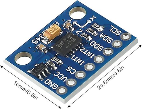 5 قطعة GY-291 ADXL345 3-محور التسارع الرقمي لوحدة إمالة الجاذبية IIC/SPI in Kuwait
