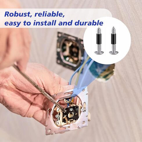 Neng-Q 1150 Pcs Electrical Outlet Screws Spacers,Black Nylon Round Spacer ID 3.2mm﹠4.2mm,OD 7mm, 3mm 5mm 6mm 8mm 10mm 12mm 15mm Length,Suitable for M3 M4 Screws Hardware Spacer Bracket in Kuwait