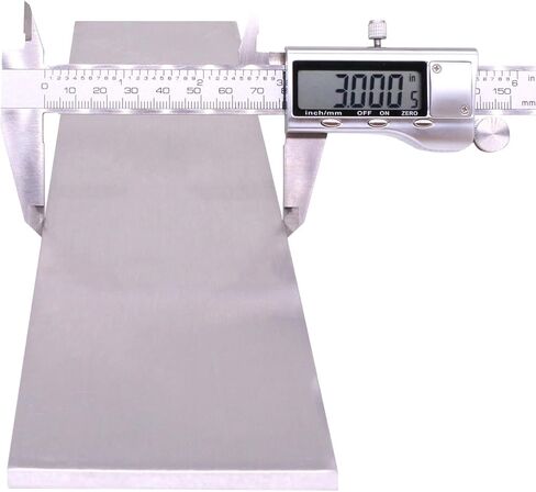 Daseyyue 2 Pcs 6061 T6 Aluminum Sheet, 3 Inch x 12 Inch x 1/4 Inch Thickness, No Scratches, Protective Film on Both Sides in Kuwait