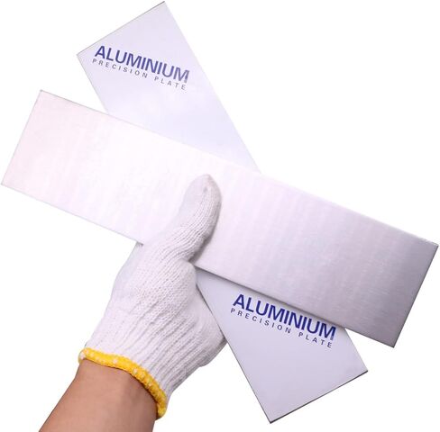 Daseyyue 2 Pcs 6061 T6 Aluminum Sheet, 3 Inch x 12 Inch x 1/4 Inch Thickness, No Scratches, Protective Film on Both Sides in Kuwait