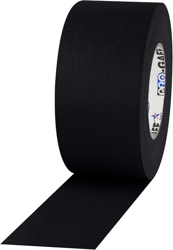 ProTapes Pro Gaff Premium Matte Cloth Gaffer's Tape With Rubber Adhesive, 11 mils Thick, 55 yds Length, 3" Width, Black (Pack of 1) in Saudi Arabia