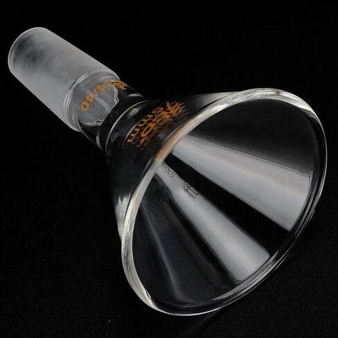 XCD Glass Funnel, Borosilicate Glass Filter Funnel Short Stem Powder Funnel with 24/40 Inner Joint (OD 50 mm) Lab Glass Powder Funnel in Kuwait