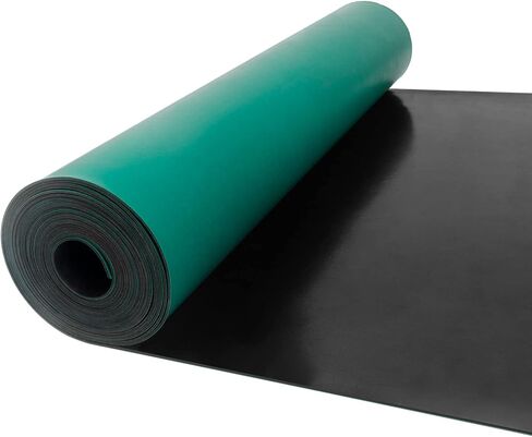LOGIJOY 23.7 "× 118" المطاط ESD لحام حصيرة لفة ESD مكافحة ساكنة ارتفاع درجة الحرارة المطاط حصيرة ESD التأريض حصيرة مكتب حصيرة مكافحة ساكنة سطح المكتب حصيرة ESD الفينيل حصيرة لدائرة الهاتف الكمبيوتر اللوحي إصلاح in Kuwait
