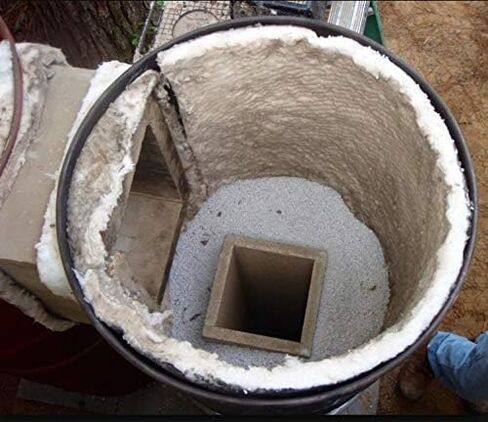 بطانية عازلة من ألياف السيراميك مقاس 6 بوصة × 6 بوصة × 1 بوصة 6 # 2300F لمواقد الخشب وأفران البيتزا والأفران والمدافئ والمزيد - (10 عبوات) in Kuwait