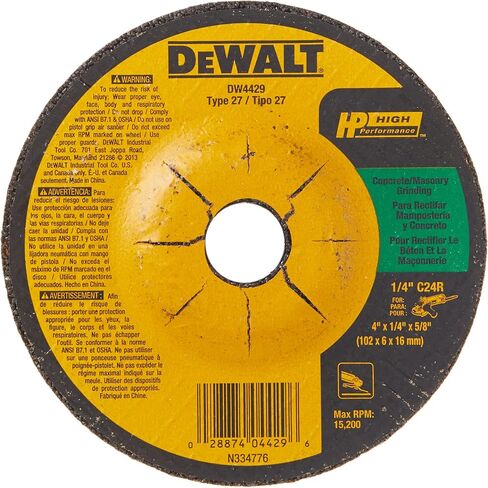 عجلة جلخ من الإسمنت/البناء DW4429 من شركة ديوال × 1.4 سم × 1.5 سم in Saudi Arabia