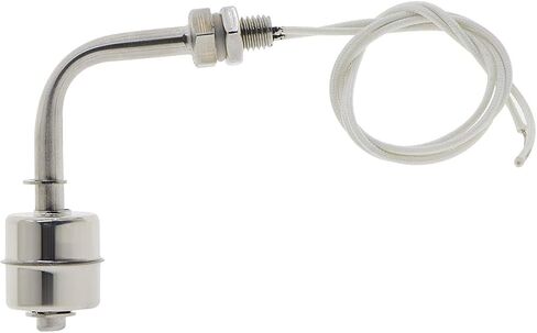 YXQ Angle Float Switch Stainless Steel NO NC Adjustable Water Level Sensor Fish Tank L Shaped Side Mounted M10x1.5mm,DC100V in Saudi Arabia