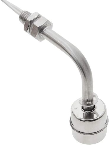 YXQ Angle Float Switch Stainless Steel NO NC Adjustable Water Level Sensor Fish Tank L Shaped Side Mounted M10x1.5mm,DC100V in Saudi Arabia