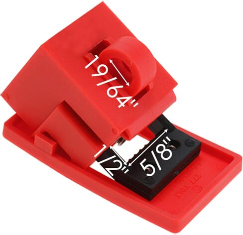 Circuit Breaker Lockout Device, 4 Pack 480/600 Volt Clamp-on Single Pole Breaker Lock Out Device, Large in Kuwait