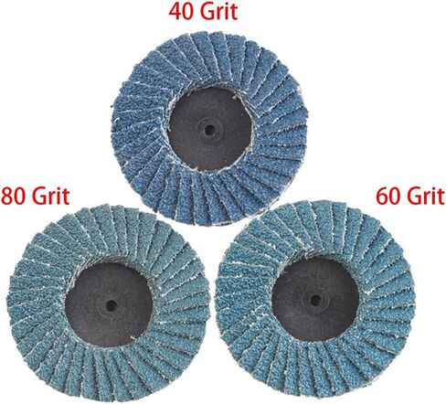 قرص رفرف GDFYMI، قرص طحن مقاس 2 بوصة، ملحقات مطحنة القالب، قرص سنفرة مسطح من الزركونيا 40 60 80 حبيبة، قرص رفرف سريع التغيير لمطحنة الزاوية مع حامل وسادة قرص عرقوب 1/4 بوصة (15 قطعة) in Kuwait