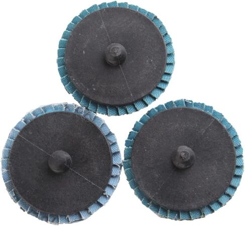 قرص رفرف GDFYMI، قرص طحن مقاس 2 بوصة، ملحقات مطحنة القالب، قرص سنفرة مسطح من الزركونيا 40 60 80 حبيبة، قرص رفرف سريع التغيير لمطحنة الزاوية مع حامل وسادة قرص عرقوب 1/4 بوصة (15 قطعة) in Kuwait