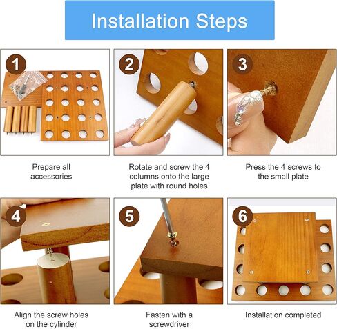 حامل مخروطي خشبي بسعة 40 فتحة من بي سي سي اي زد يو، حامل مخاريط الطعام والايس كريم والوافل والوجبات الخفيفة والشاركوتيري والحلوى والسوشي لحفلات اعياد الميلاد وحفلات الزفاف والمطاعم والبوفيهات، 11.8 in Kuwait