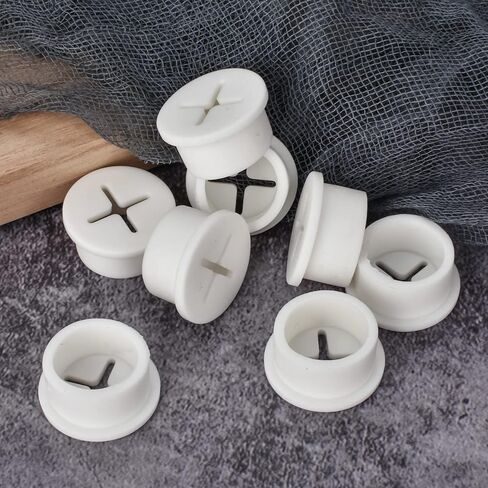 AccEncyc 12 Pcs Cable Cord Grommet Silicone Cable Grommet 3/4" Wire Hole Cover Cable Management Wire Organizer Cable Pass Through Desk Grommet for Table, Computer Desk, Office, Home in Kuwait