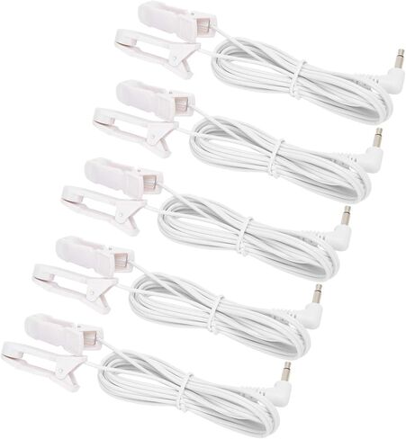 5 قطع / حقيبة 3.5 ملم كابل سلك TENS مشبك الأذن سلك كهربائي كابل سلك كابل كهربائي كهربائي لوحدة TENS جهاز العلاج الطبيعي in Kuwait