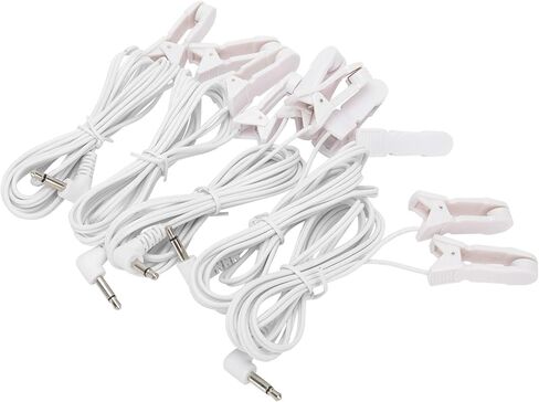 5 قطع / حقيبة 3.5 ملم كابل سلك TENS مشبك الأذن سلك كهربائي كابل سلك كابل كهربائي كهربائي لوحدة TENS جهاز العلاج الطبيعي in Kuwait