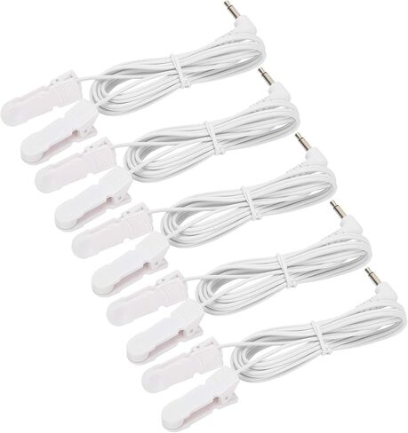 5 قطع / حقيبة 3.5 ملم كابل سلك TENS مشبك الأذن سلك كهربائي كابل سلك كابل كهربائي كهربائي لوحدة TENS جهاز العلاج الطبيعي in Kuwait