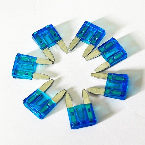 7 Pcs Mini Fuse Holder 14 AWG with 7 Pcs 15A Fuses 12V Car Add-a-Circuit Fuse Tap Standard Mini Micro 2 and Low Profile Fuse Taps ATM APM Blade Fuse Holder for Cars Trucks Boats in Kuwait