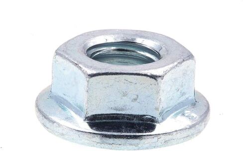 Prime-Line 9094883 Flange Nuts, Class 8 Metric-Smooth Face, M6-1.0, Zinc Plated Steel (10 Pack) in Saudi Arabia