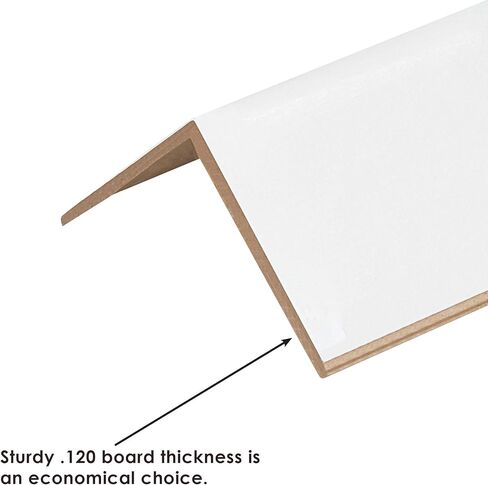 BOX USA BSP3325120 Strapping Protectors, 0.12, 3" x 3" x 3", White (Pack of 900) in Saudi Arabia