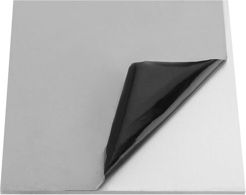 HOZEON 12 × 12 × 3/8 بوصة 6061-T651 ورقة ألومنيوم، صفائح معدنية متينة من الألومنيوم، لوحة صفائح ألومنيوم مربعة للنقل والبناء والديكور in Kuwait