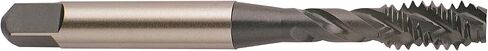YG-1 F8283 F8 Series Vanadium Alloy HSS Spiral Flute Tap, TiN Coated, Round Shank with Square End, Bottoming Chamfer, 8-32 Thread Size, H3 Tolerance in Kuwait
