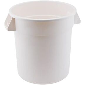 Winco PTC-10G Round Trash Can, 10 Gallon, Plastic, Gray in Saudi Arabia