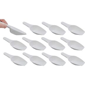 12PK Scoops, 50ml (1.7oz) - Polypropylene Plastic - Flat Bottom - Excellent for Measuring & Weighing - Autoclavable - Eisco Labs in Saudi Arabia