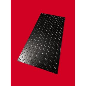 "لوحة ماسية سوداء ممتازة - لوح ألومنيوم مقاس 12 × 24 × 125 مع طلاء مسحوق وفتحات تثبيت - مظهر صناعي متين وأنيق لاستخدامات متعددة" in Kuwait