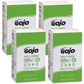 Gojo MULTI GREEN Hand Cleaner Gel, Citrus Scent, 5000 mL Multi-Purpose Hand Cleaner Refill PRO TDX Dispenser (Pack of 2) - 7565-02