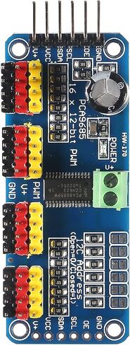 Coliao 5 قطعة PCA9685 16 قناة 12 بت PWM محرك معزز سائق I2C IIC وحدة PCA9685 سيرفو لوحة للقيادة تحكم للروبوت in Kuwait