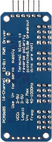 Coliao 5 قطعة PCA9685 16 قناة 12 بت PWM محرك معزز سائق I2C IIC وحدة PCA9685 سيرفو لوحة للقيادة تحكم للروبوت in Kuwait