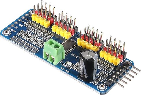 Coliao 5 قطعة PCA9685 16 قناة 12 بت PWM محرك معزز سائق I2C IIC وحدة PCA9685 سيرفو لوحة للقيادة تحكم للروبوت in Kuwait