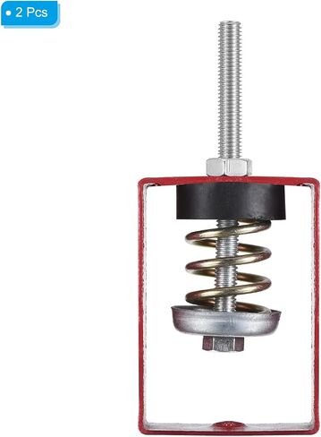 PATIKIL 44lbs Capacity Spring Vibration Isolator, 2 Pack Shock Absorber Shockproof Damping Hanger Anti Vibration for HVAC Air Conditioner Air Handling Units in Saudi Arabia
