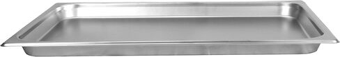 Thunder Group STPA3001 Steam Table Pan, Full Size, 1-1/4" deep, Anti-jam, 24 Gauge, 18/8 Stainless Steel, NSF (Made in China), Pack of 6 in Saudi Arabia