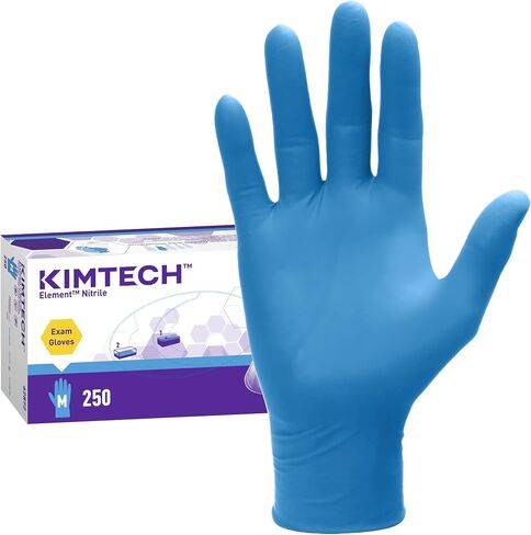 قفازات KIMTECH للكبار من الجنسين، مقاس صغير من Kimtech Nitrile Exam، أزرق، مقاس صغير أمريكي in Kuwait