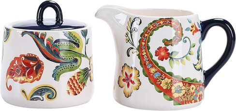 مجموعة سكويكو بروتي سينارويدز سيراميك للسكر والكريم، آمنة للاستخدام في غسالة الأطباق in Kuwait