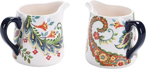 مجموعة سكويكو بروتي سينارويدز سيراميك للسكر والكريم، آمنة للاستخدام في غسالة الأطباق in Kuwait