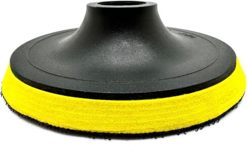 لوحة دعم بخطاف وحلقة مقاس 15.24 سم من Pro-Graad لمنصات تلميع الصوف الناعم، وسادة داعمة مع 5/8 بوصة - 11 (5/8 بوصة TPI)، وسادات احتياطية 6 بوصة للاستخدام مع مطحنة الزوايا أو المثقاب - مع محول المثقاب in Kuwait