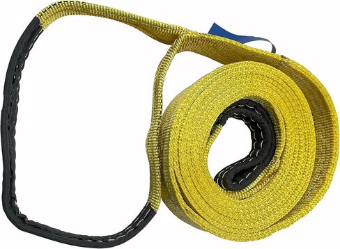 حبال الويب 3 "عرض × 16 بوصة طول 2 طبقة من النايلون حزام رفع للعين والعين شديد التحمل 6,600 رطل عمودي 5280 قلادة سعة حمولة 13,200 سلة in Kuwait