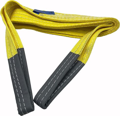 حبال الويب 3 "عرض × 16 بوصة طول 2 طبقة من النايلون حزام رفع للعين والعين شديد التحمل 6,600 رطل عمودي 5280 قلادة سعة حمولة 13,200 سلة in Kuwait