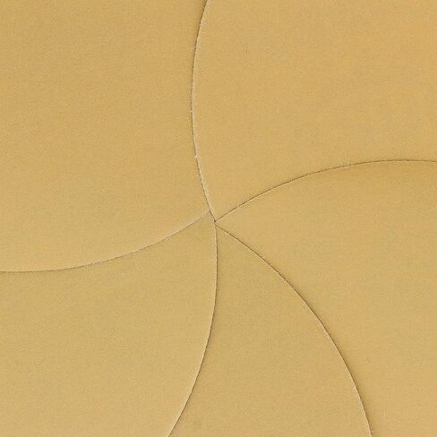 Dura-Gold - Premium - 80 Grit 6 "أقراص صنفرة ذهبية بدون فتحات بخطاف وحلقة بدون فتحات لآلات الصنفرة DA - صندوق مكون من 50 قرصًا نهائيًا من ورق الصنفرة للسيارات والأعمال الخشبية in Kuwait