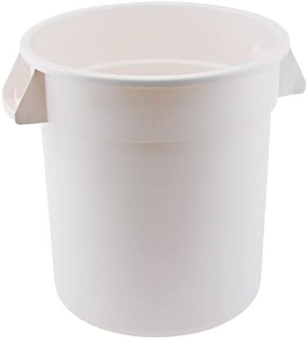 Winco PTC-10G Round Trash Can, 10 Gallon, Plastic, Gray in Saudi Arabia