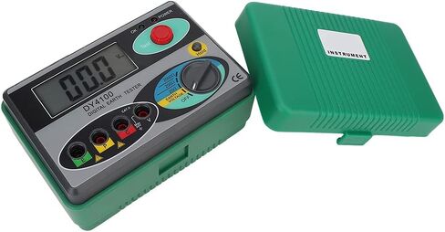 DY4100 Digital LCD Screen Display Earth Ground Resistance Tester Measuring Meter Ideal for Power System and Electrical Equipment in Saudi Arabia