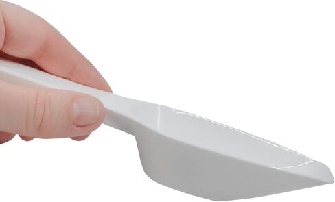 12PK Scoops, 50ml (1.7oz) - Polypropylene Plastic - Flat Bottom - Excellent for Measuring & Weighing - Autoclavable - Eisco Labs in Saudi Arabia