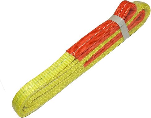 Everest C1129-1" x 8' Yellow Flat Sling Eye to Eye/Lifting Sling 2PLY, 1 Pack in Kuwait