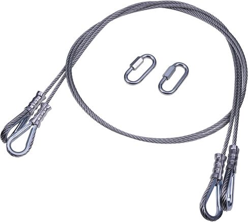 JEENDA 2 قطعة كابلات 125542 و4 قطع GMNR-925 دبابيس متوافقة مع رافعة الباب الخلفي لمقطورة غوريلا مع غسالات وحلقات ومشابك in Kuwait