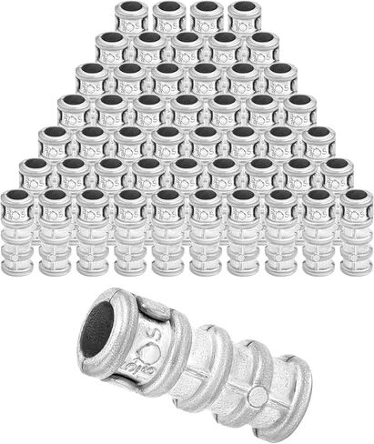 مرساة درع توسيع QWORK، 50 قطعة 5/16 × 1-1/4 بوصة مرساة خرسانية، مجموعة فتحات مرساة البناء من سبائك الزنك in Kuwait