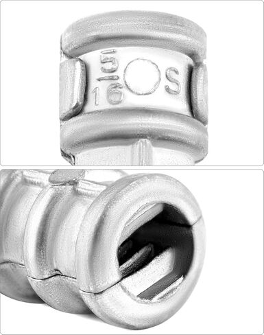 مرساة درع توسيع QWORK، 50 قطعة 5/16 × 1-1/4 بوصة مرساة خرسانية، مجموعة فتحات مرساة البناء من سبائك الزنك in Kuwait
